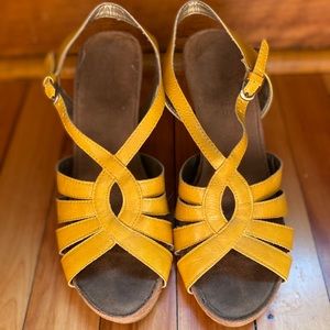 Aerosoles mustard wedges